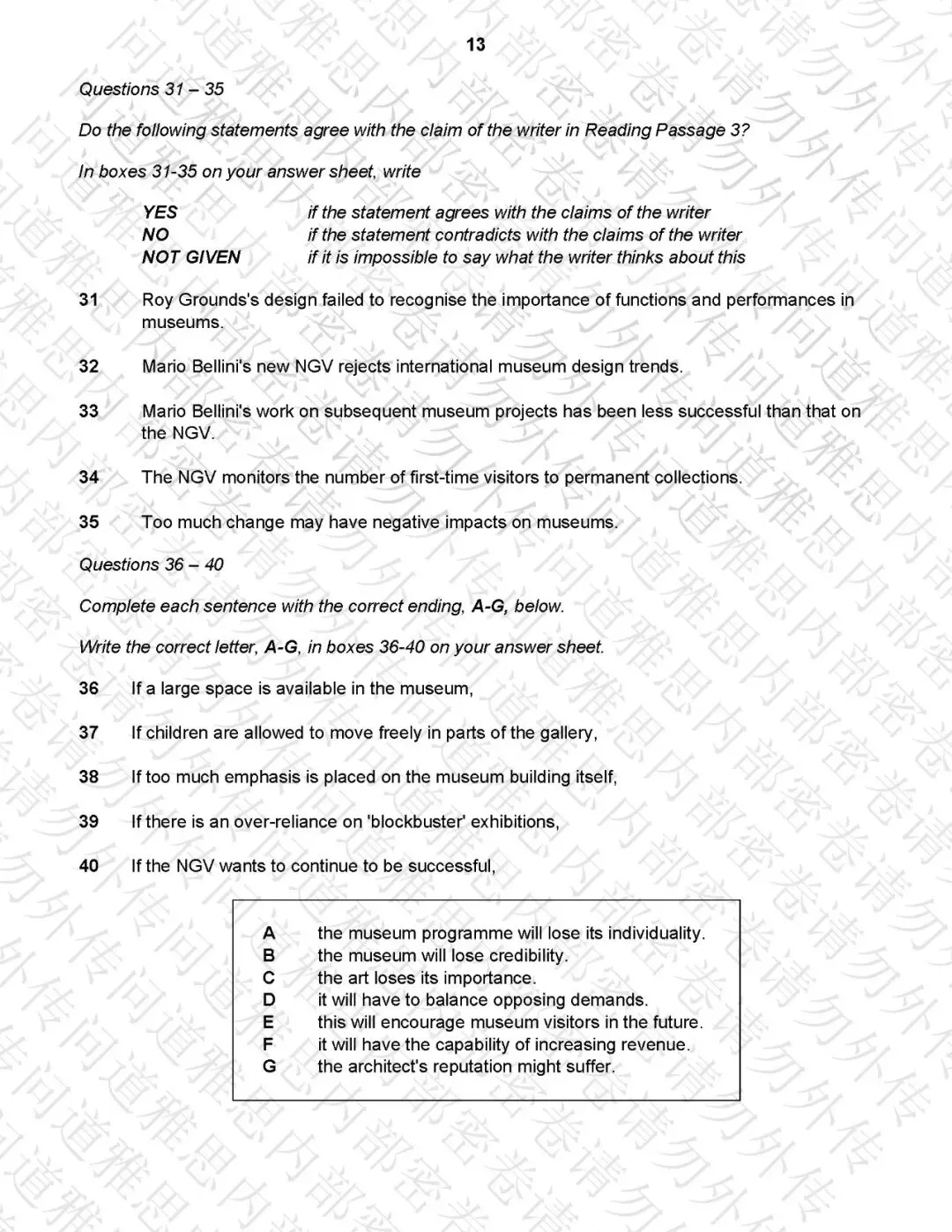 4月11日雅思纸笔真题汇总 第6张