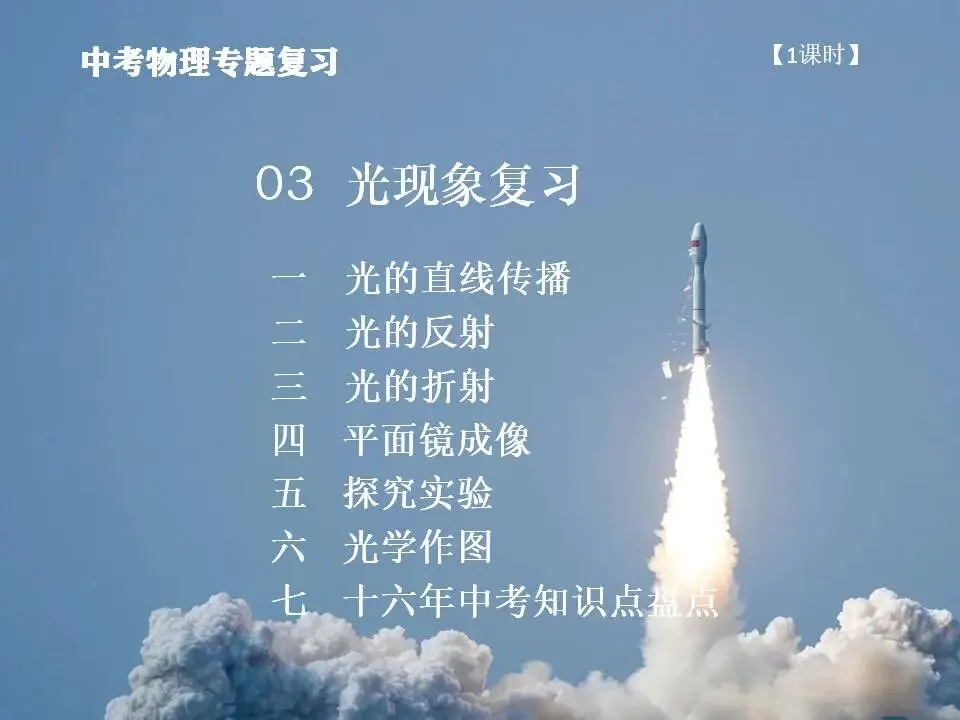 03中考物理专题复习-光现象 第2张