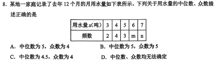 中考数学前沿:选择|填空|解答3*3——代数/几何/概统 第1张