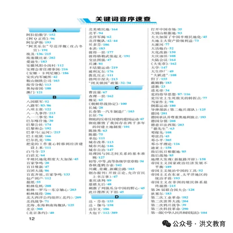 2026年洪文《最新中考速查 历史》《最新中考速查 道德与法治》火爆销售中.... 第6张