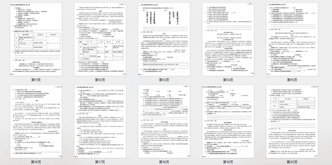 26上海中考语文|二模真题必刷题分类汇编 第13张