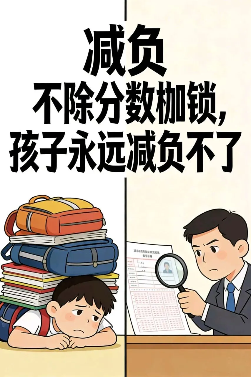 减了试卷,减了作业,却减不掉师生的焦虑?这场减负,唯独漏了对师生最狠的排名焦虑! 第3张