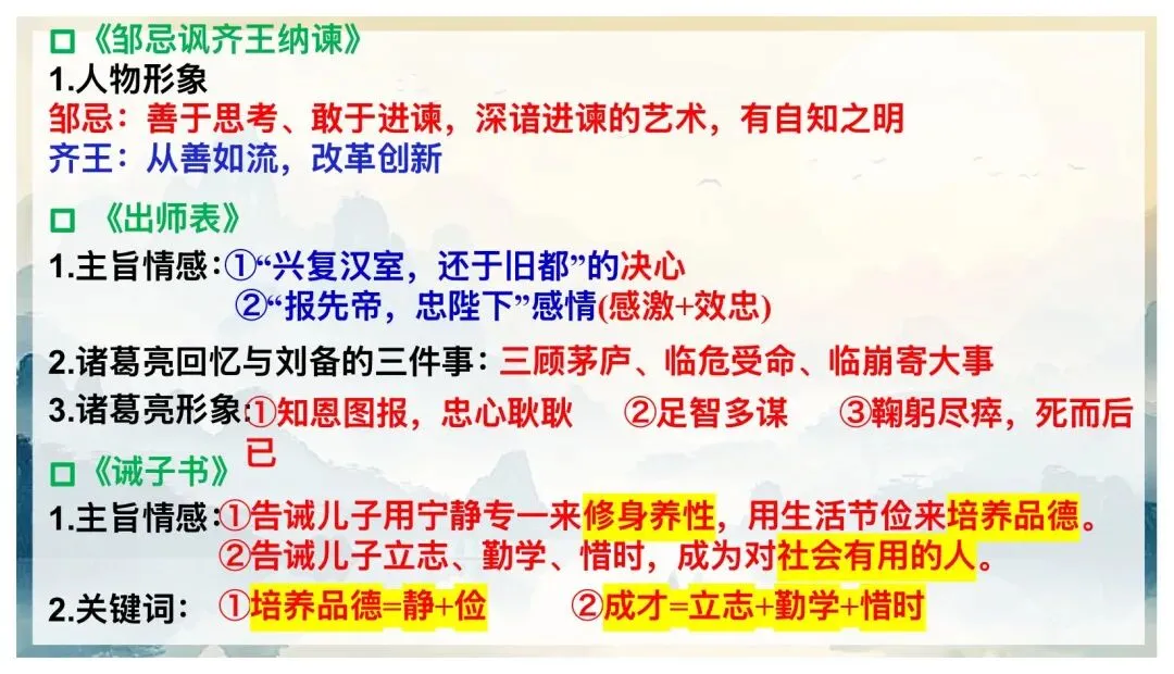 中考文言文分类复习,这样讲思路好清晰! 第16张