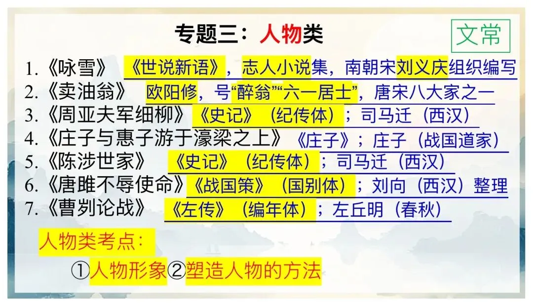 中考文言文分类复习,这样讲思路好清晰! 第17张