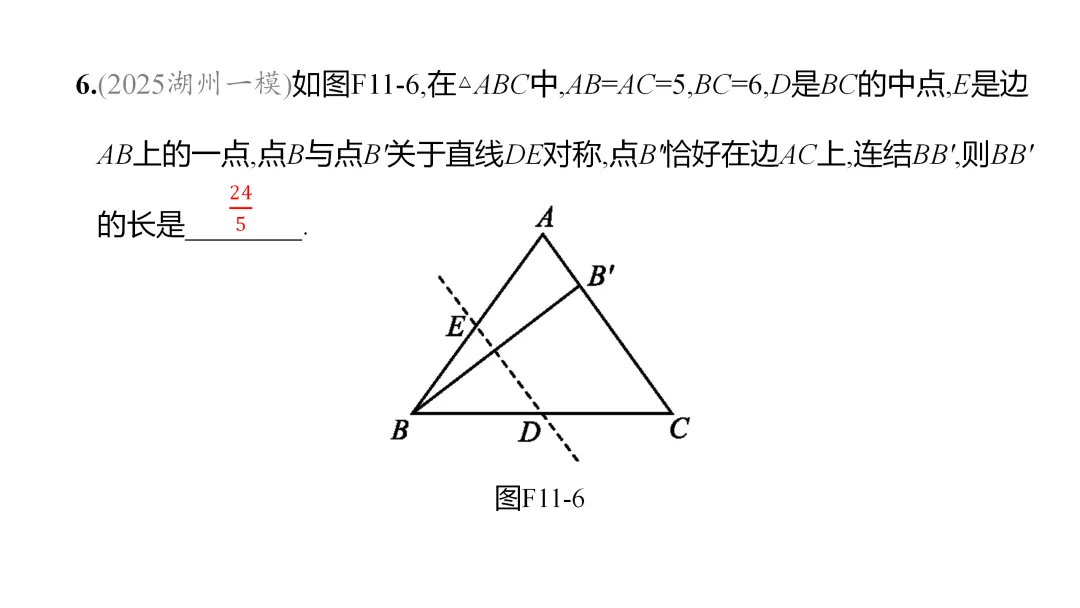 2026中考思想方法专题(十一)折叠问题训练 第12张