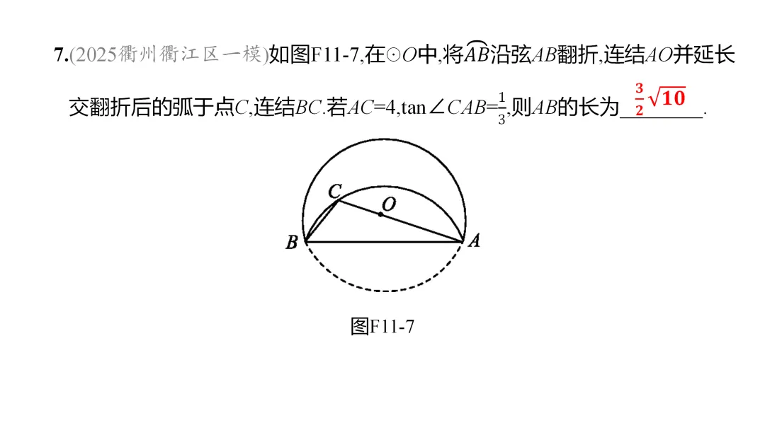 2026中考思想方法专题(十一)折叠问题训练 第14张