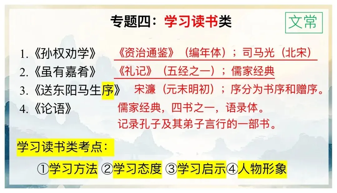 中考文言文分类复习,这样讲思路好清晰! 第22张
