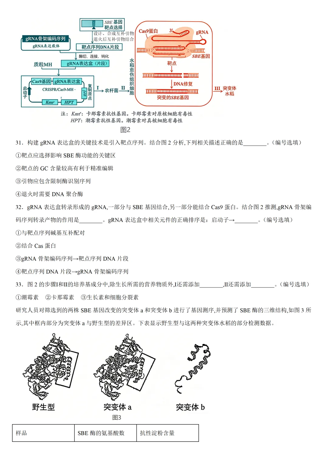 最新2026上海11区高三二模生物试卷分享(新增黄浦/宝山/杨浦/闵行)合集含答案 第12张
