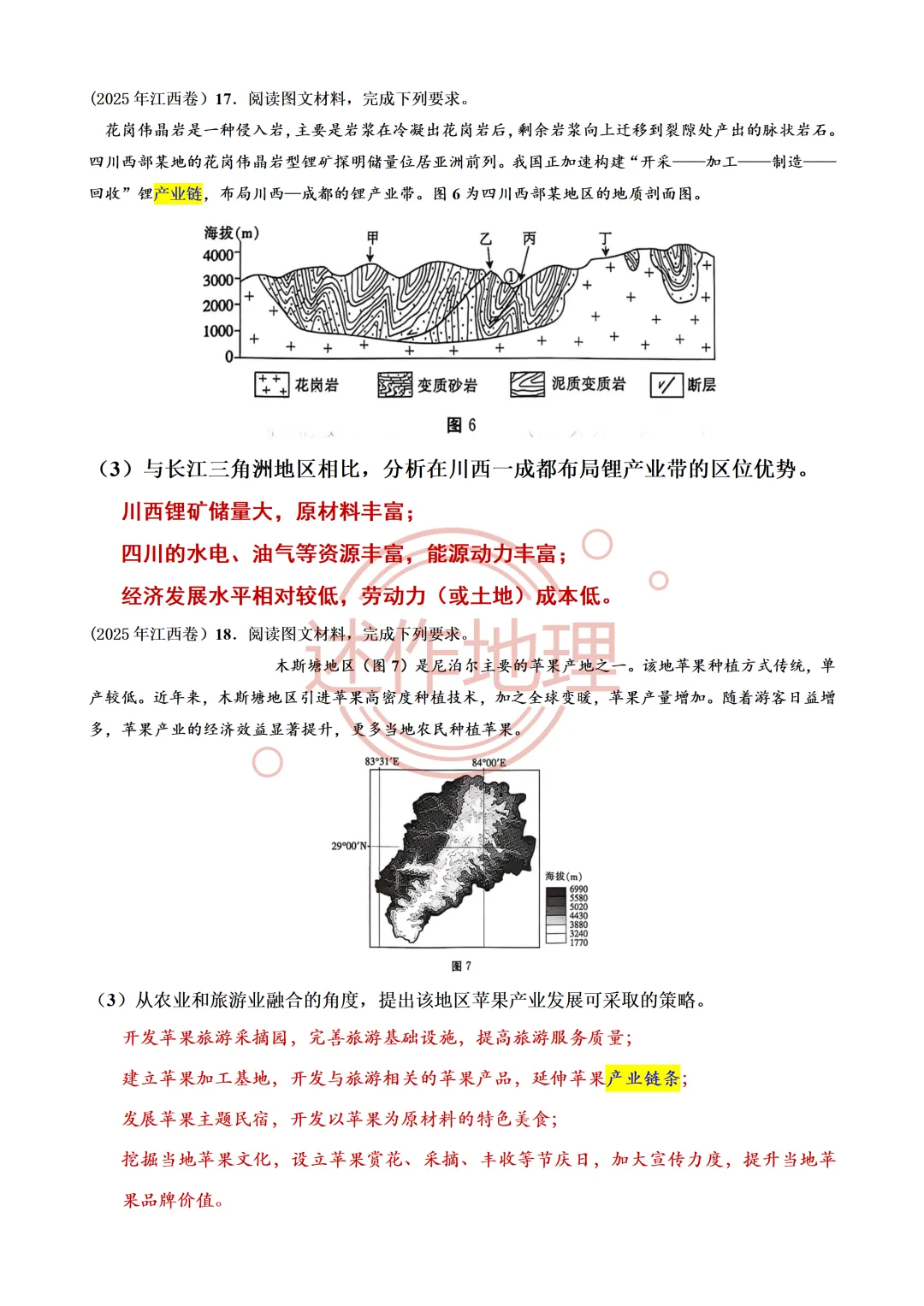 【真题品鉴】产业链 第5张