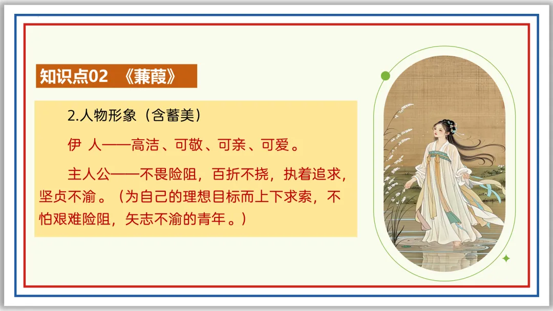 中考古诗词分主题一遍过⑧:爱情相思 46张PPT 第21张