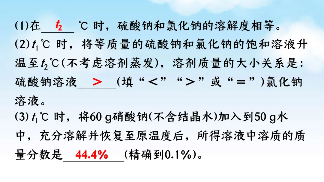 F833 二轮中考单元复习 决胜中考2026 优质课资源包 初中化学《专题复习---溶解度曲线》课件PPT+教学设计Word 第26张