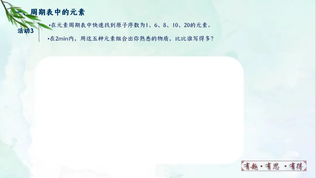 F832 一轮复习 备战中考2026 优质课资源包 初中化学《专题复习---元素和元素周期表》课件PPT+教学设计Word 第7张