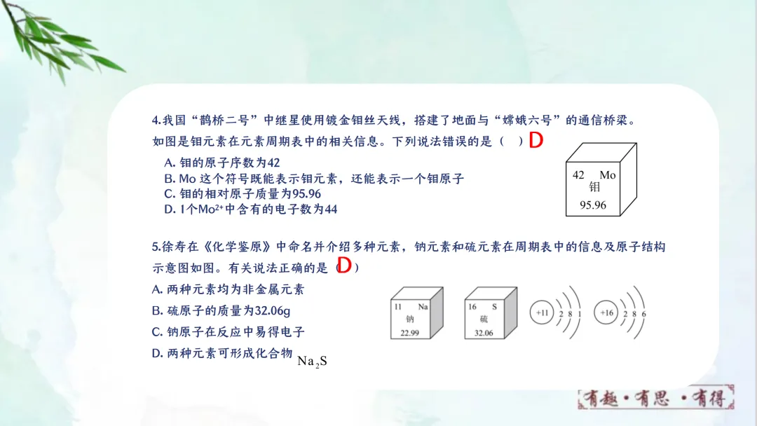 F832 一轮复习 备战中考2026 优质课资源包 初中化学《专题复习---元素和元素周期表》课件PPT+教学设计Word 第20张