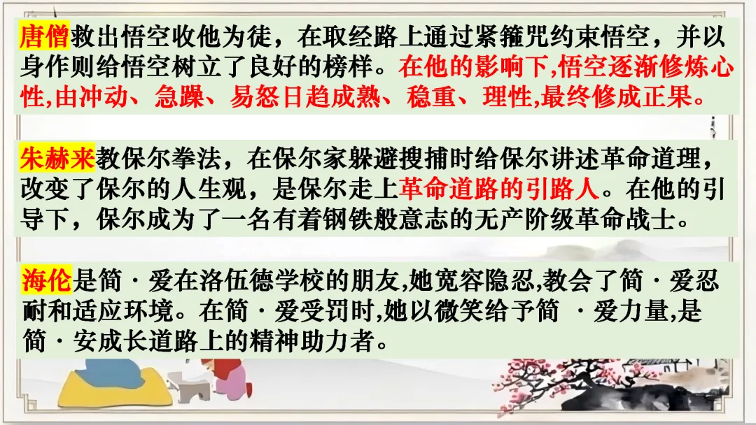 【名著联读复习】中考语文12部名著横向联读课件 第17张