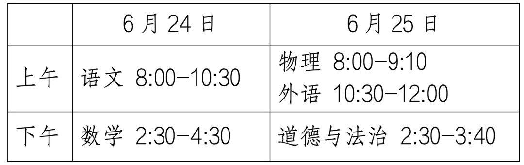 事关2026年中考安排! 第2张 事关2026年中考安排! 第2张