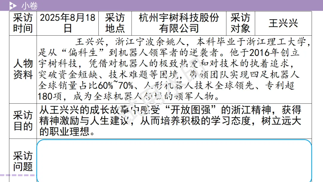 《2026中考总复习精华版》【基础小卷】4 品·浙江精神(新闻采访) 第10张