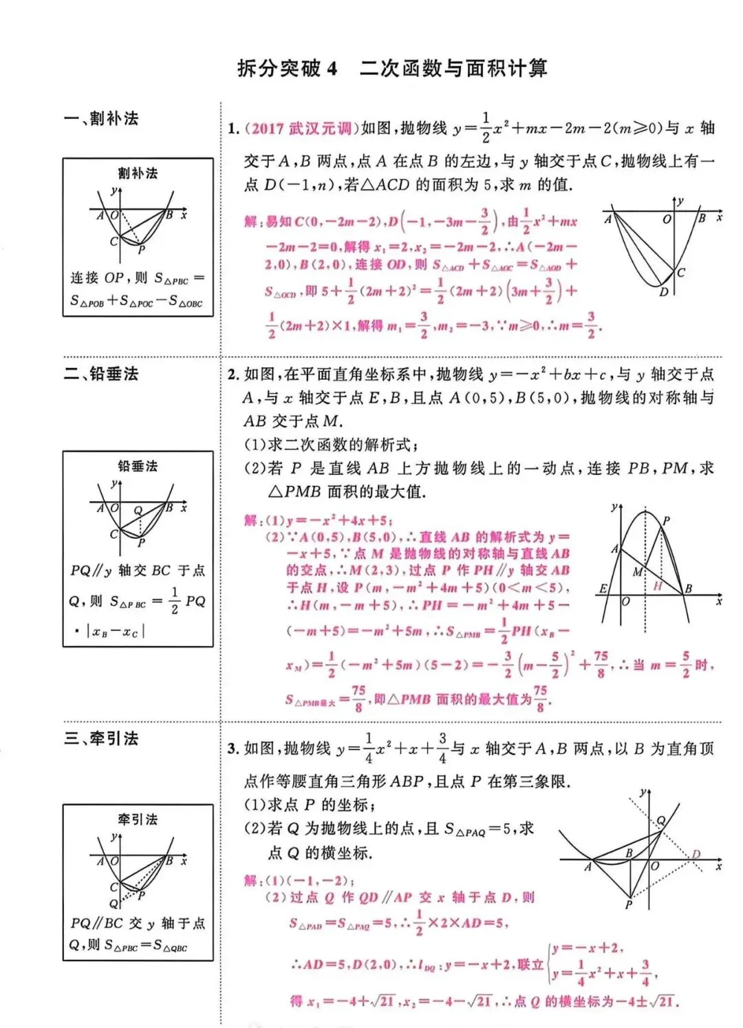 中考数学最后一道坎:二次函数压轴题,吃透这3步,多拿10分! 第4张
