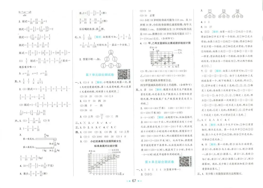 26春 | 人教版五年级下册数学《期中期末真题测试卷+单元月考测试卷》(30套,有答案),电子版可打印 第72张 26春 | 人教版五年级下册数学《期中期末真题测试卷+单元月考测试卷》(30套,有答案),电子版可打印 第72张