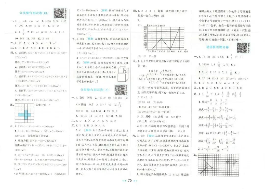 26春 | 人教版五年级下册数学《期中期末真题测试卷+单元月考测试卷》(30套,有答案),电子版可打印 第75张 26春 | 人教版五年级下册数学《期中期末真题测试卷+单元月考测试卷》(30套,有答案),电子版可打印 第75张