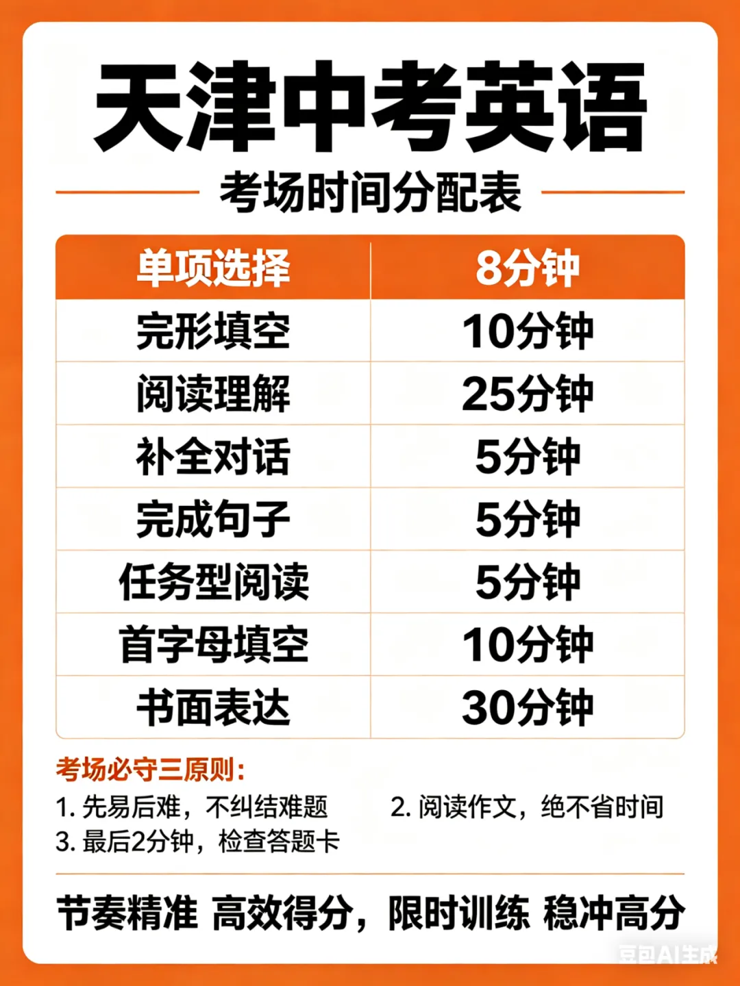 中考英语冲刺:课外班应该怎么安排节奏? 第2张 中考英语冲刺:课外班应该怎么安排节奏? 第2张