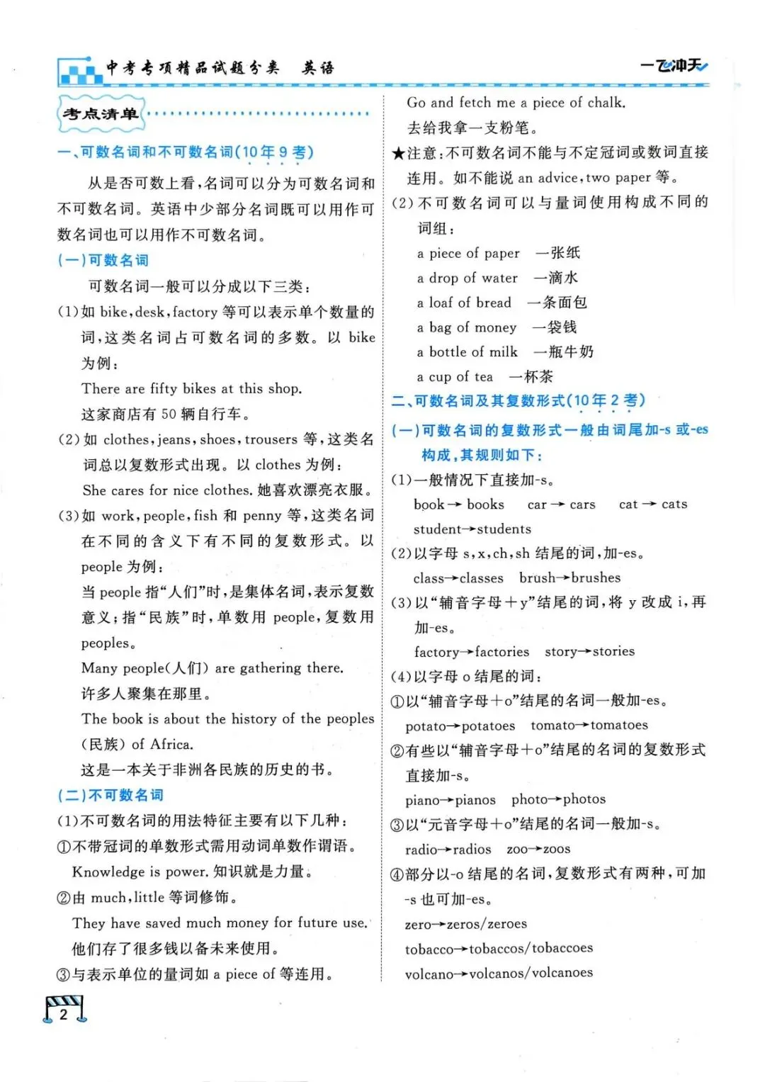 2026版一飞冲天《中考专项》电子版,附参考答案! 第7张