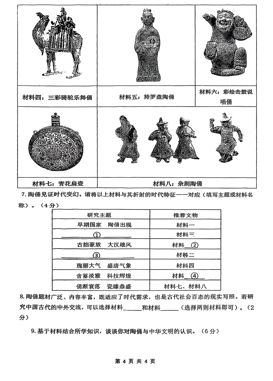 中考一模|闵行区语文+道法+历史 第16张