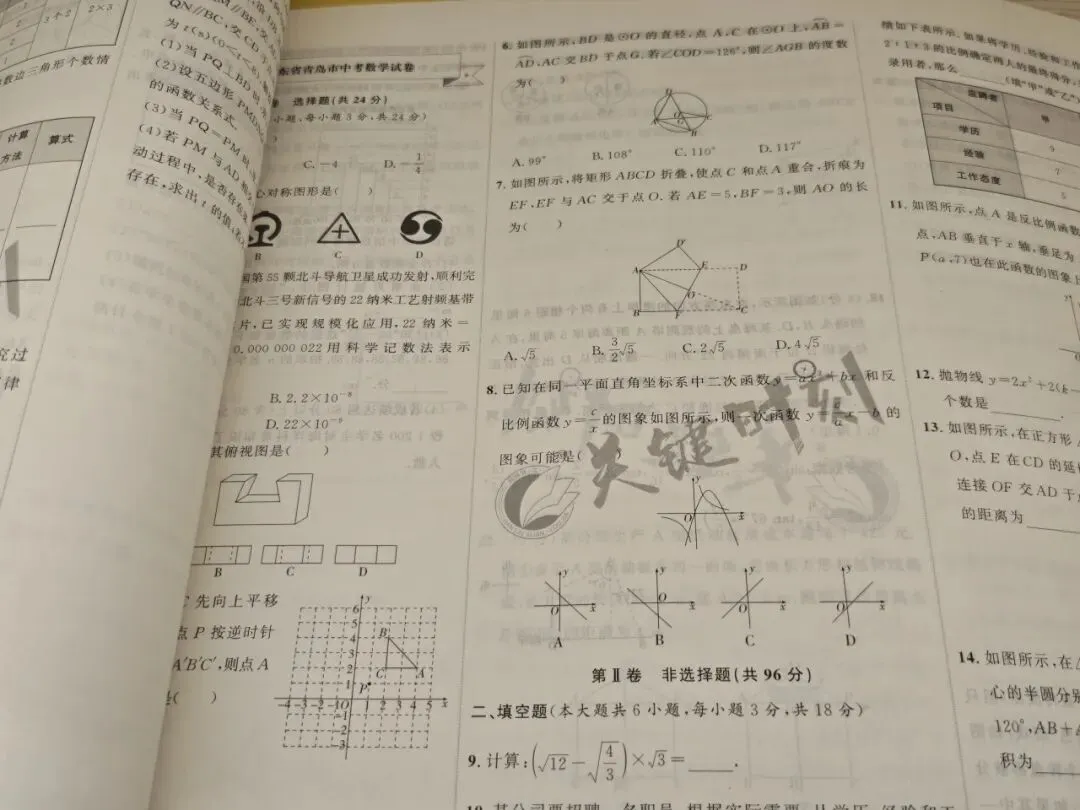 三源书吧【中考教辅书推荐】:中考冲刺,《关键时刻》为学子们提供破题锦囊! 第20张 三源书吧【中考教辅书推荐】:中考冲刺,《关键时刻》为学子们提供破题锦囊! 第20张