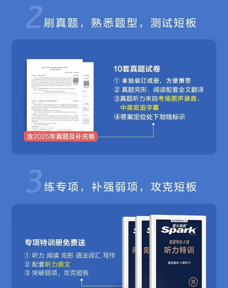 星火英语 TEM4专四真题全套资料 备考模拟题语法听力写作阅读训练 写作110篇 第11张