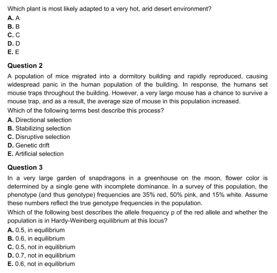 2026年USABO生物竞赛真题答案+详情解析,高清PDF可下载! 第3张
