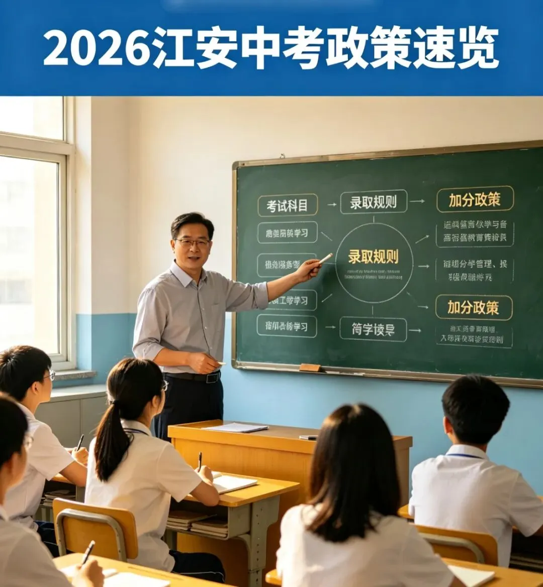 江安2026年中考:总分、学校、志愿全改了,现在准备刚好! 第3张