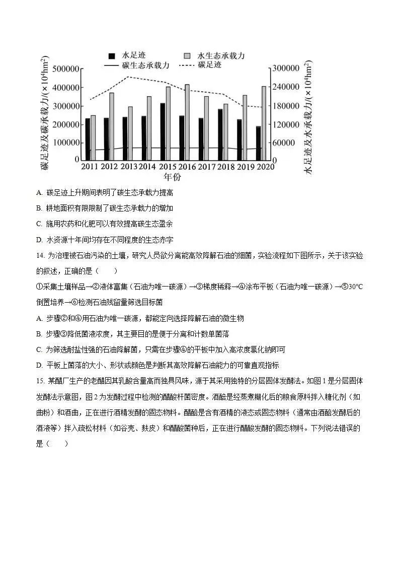 《高中试卷》安徽省“新高考”联盟校2026届高三下学期第一次检测生物(含答案) 第7张