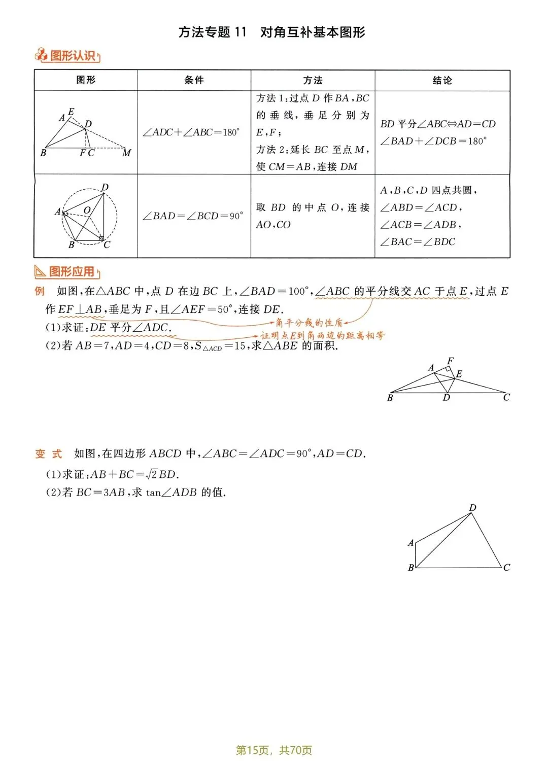 中考压轴题13模块52专题 第17张