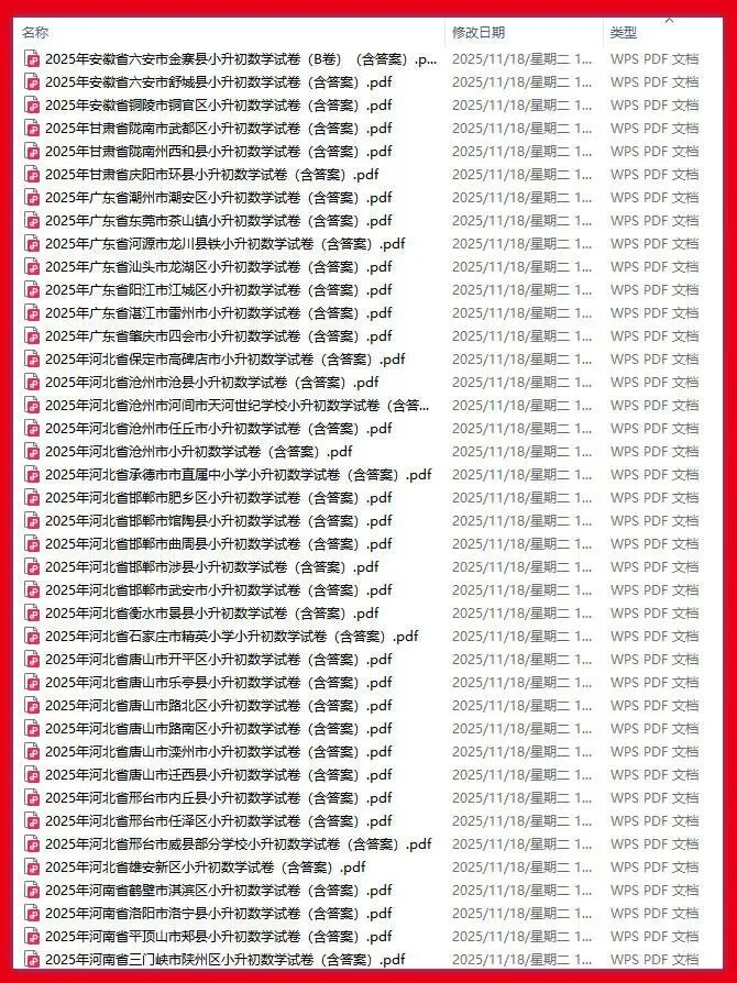 仅2.99|考前做真题,600套5年全国各地小升初数学真题 第4张