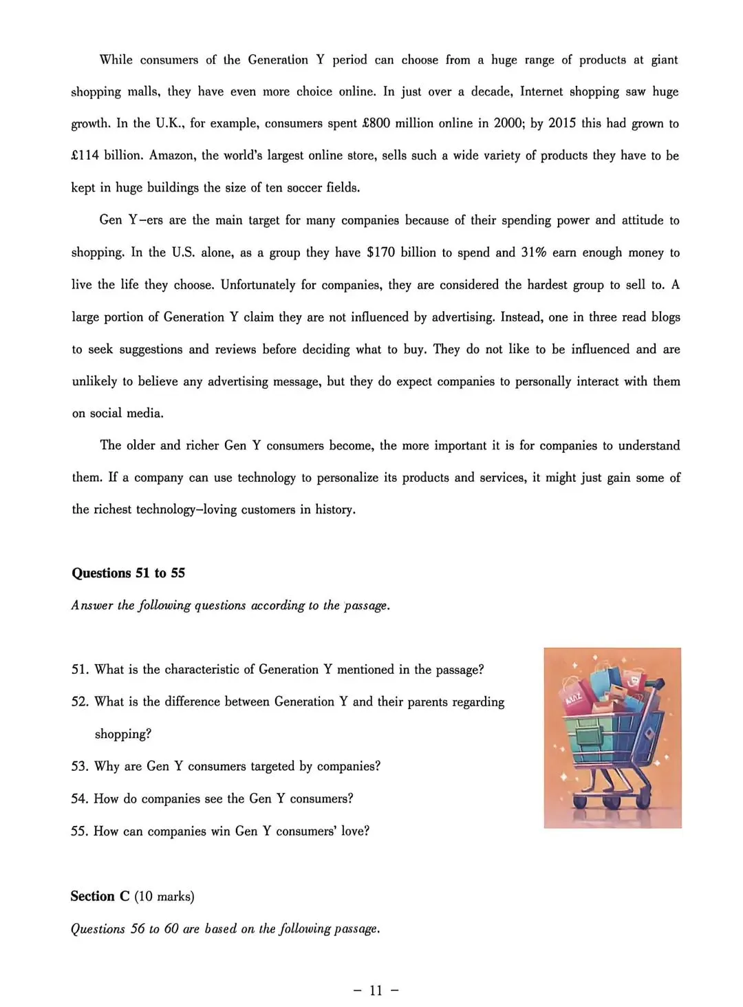 2026年全国大学生英语竞赛C类真题(自做答案) 第13张