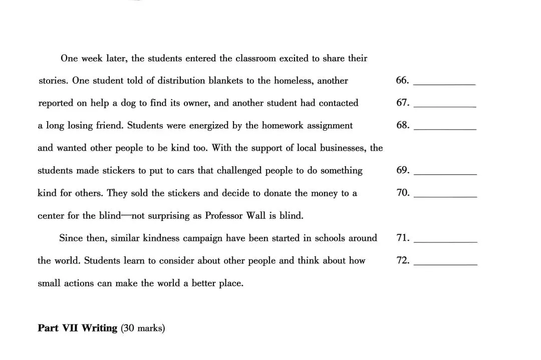 2026年全国大学生英语竞赛C类真题(自做答案) 第17张