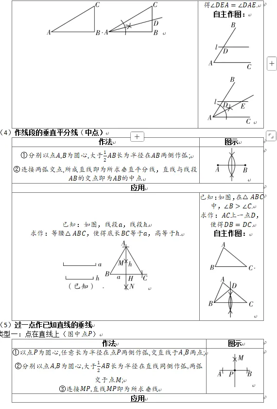 2026山西中考备考——尺规作图 第3张