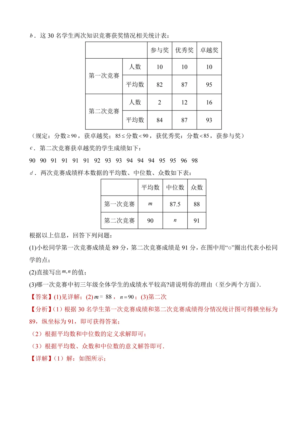 2026年中考第二次模拟考试数学(北京卷)含解析 第27张