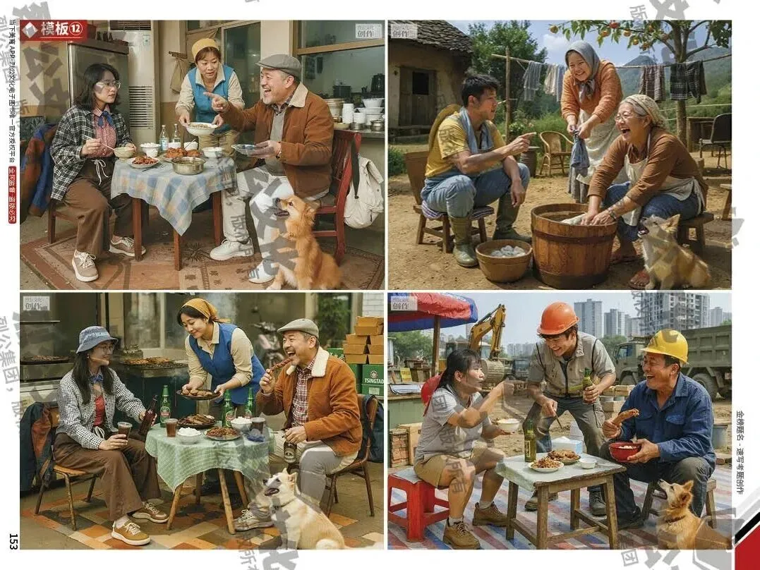 《金榜题名-速写考题创作》从考试题型出发,涵盖改革单人到多人场景、美术鉴赏二创、模板套题、一题多解、创意速写、真题与考月考. 第64张