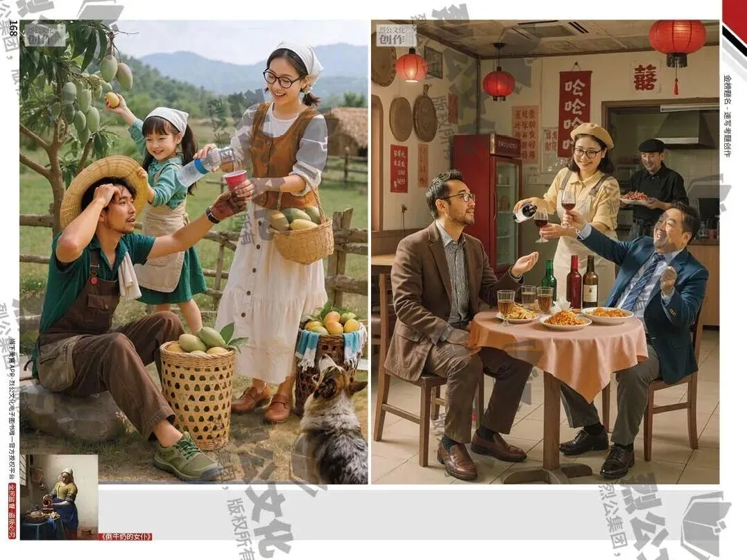 《金榜题名-速写考题创作》从考试题型出发,涵盖改革单人到多人场景、美术鉴赏二创、模板套题、一题多解、创意速写、真题与考月考. 第70张