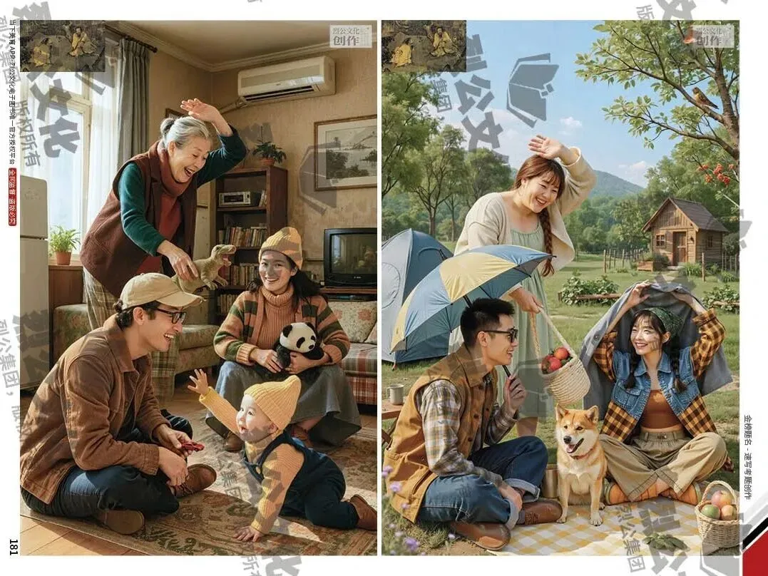 《金榜题名-速写考题创作》从考试题型出发,涵盖改革单人到多人场景、美术鉴赏二创、模板套题、一题多解、创意速写、真题与考月考. 第75张