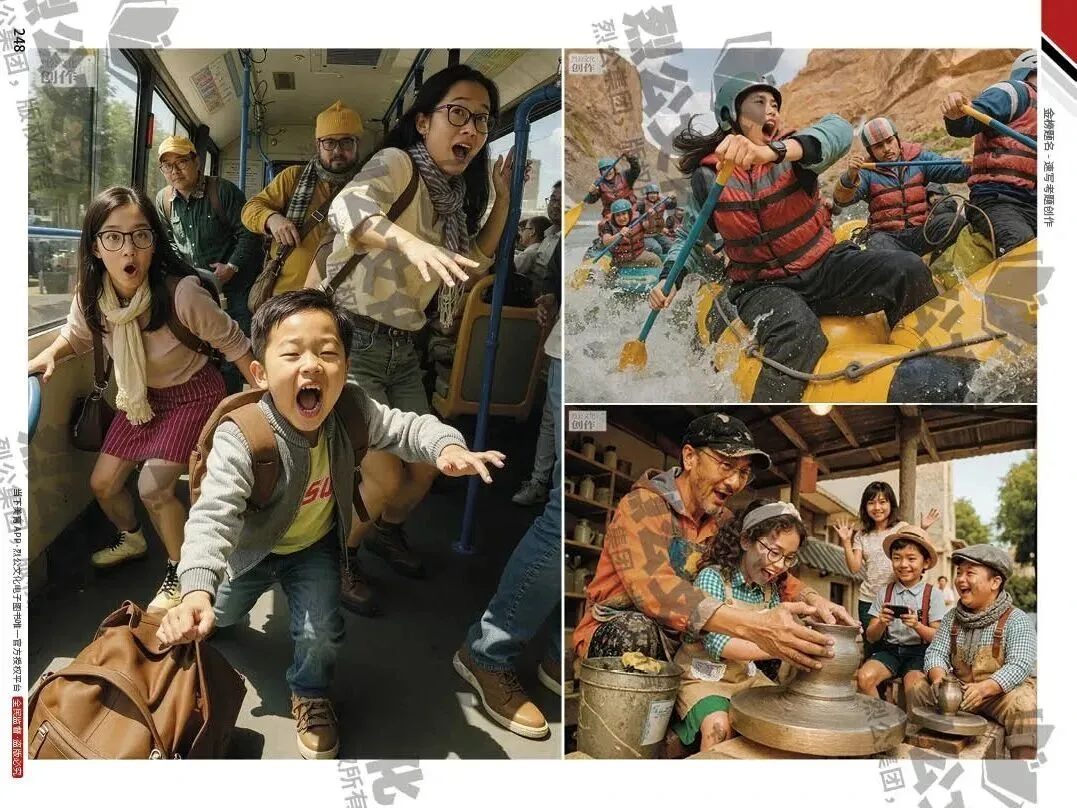 《金榜题名-速写考题创作》从考试题型出发,涵盖改革单人到多人场景、美术鉴赏二创、模板套题、一题多解、创意速写、真题与考月考. 第93张