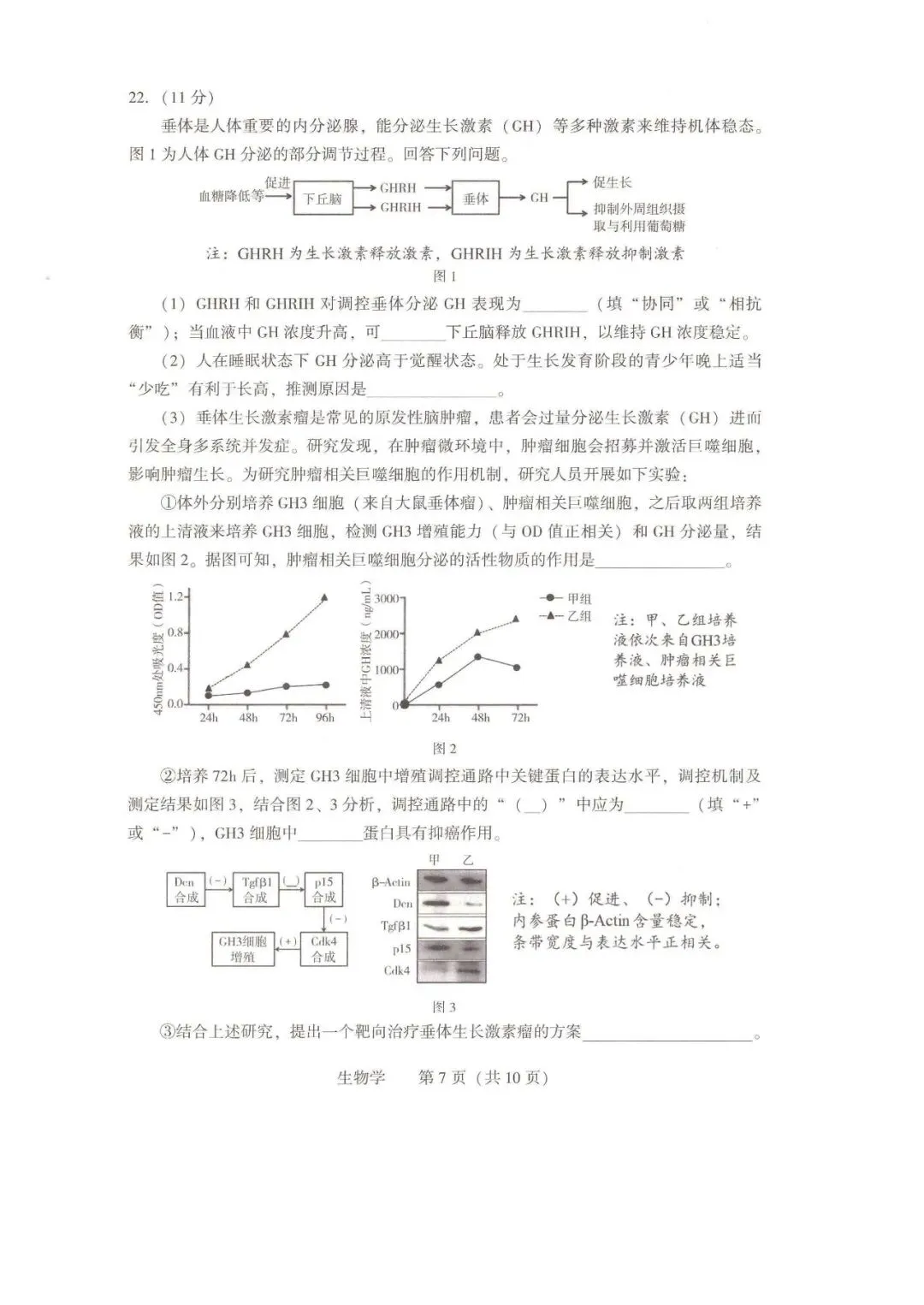 2026年沈阳市高三【二模生物】试卷+答案 第9张