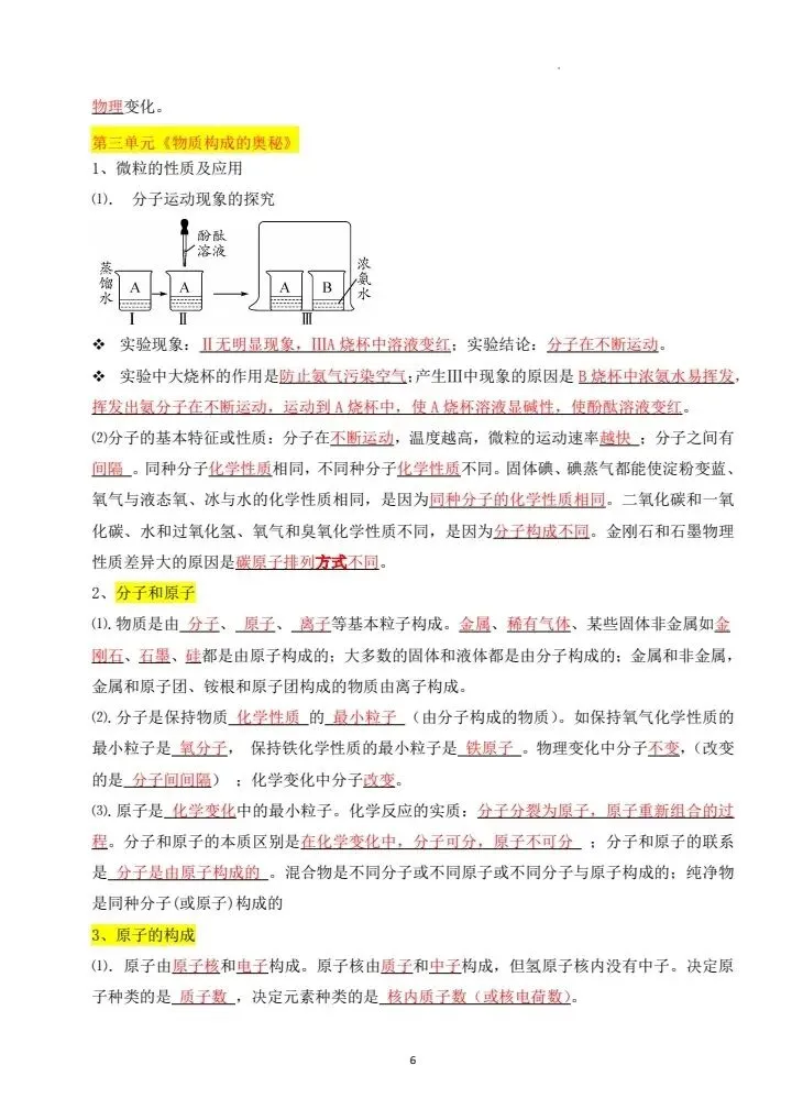 26中考化学考点大全 第6张
