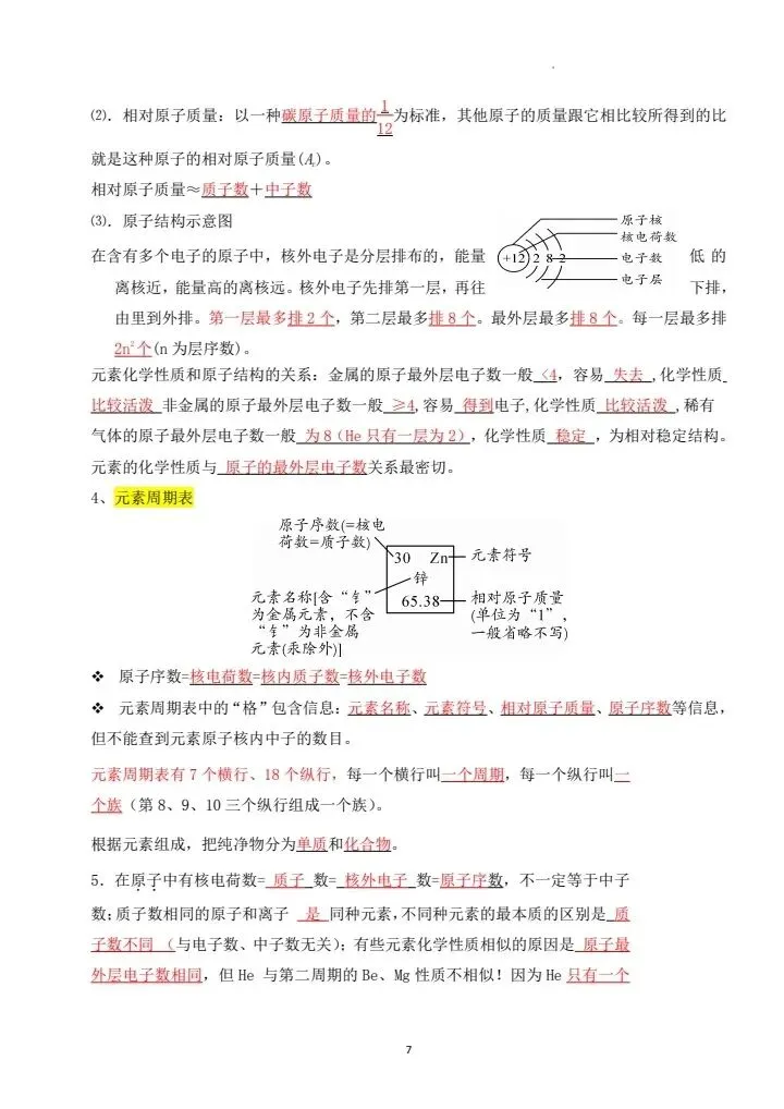 26中考化学考点大全 第7张