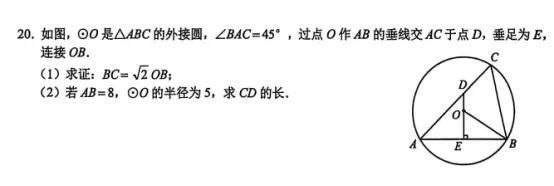 2026年九年级数学一模试卷考点分析与教学启示 第11张