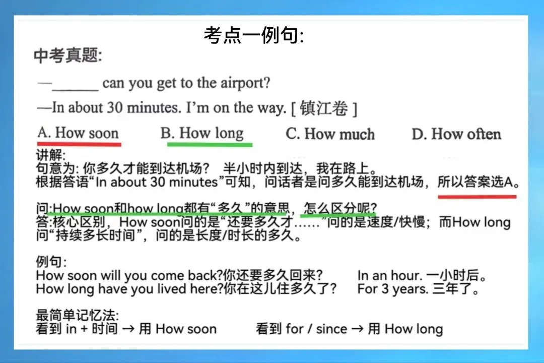 中考英语特殊句式的“五大”高频考点 第4张 中考英语特殊句式的“五大”高频考点 第4张