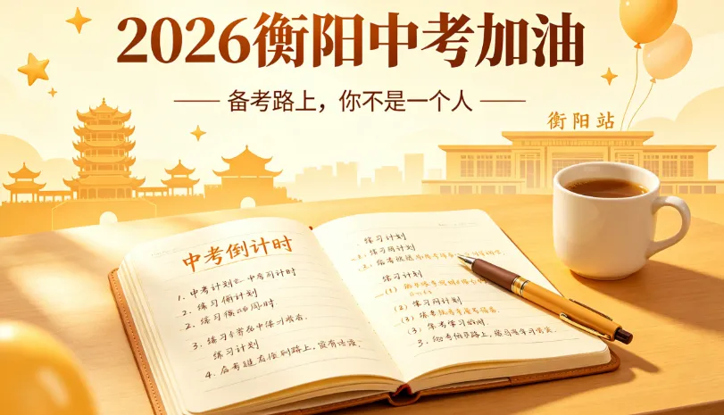 衡阳初三生必看|四月中考提醒:这些事做好,备考更高效! 第6张