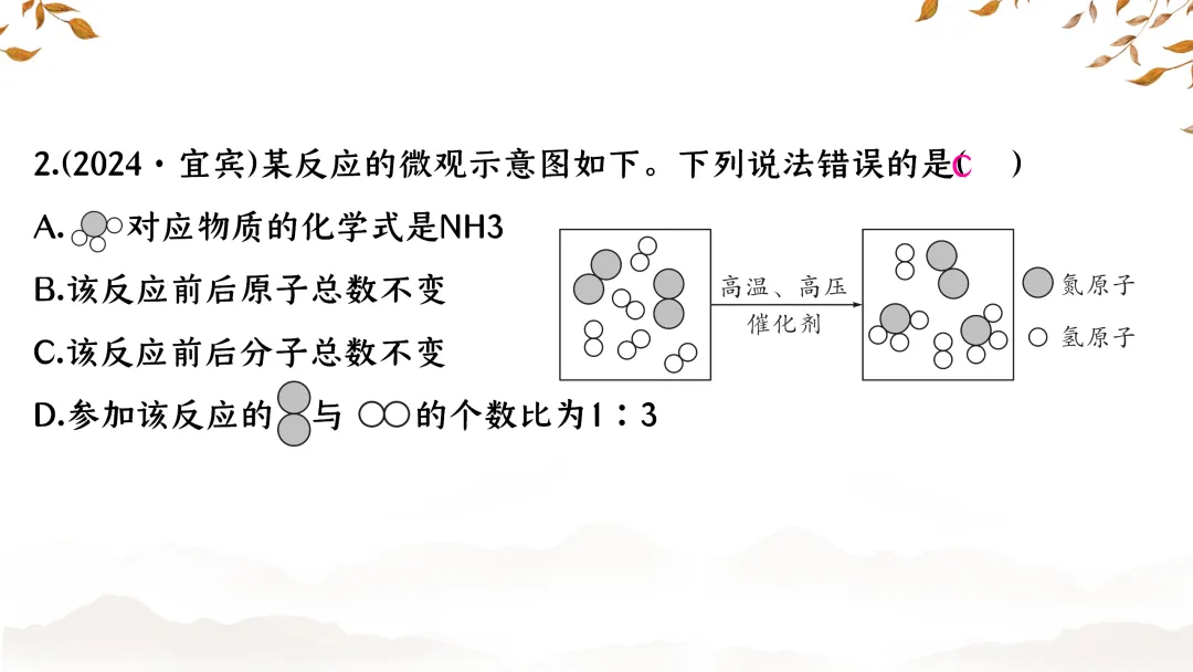 F843 二轮中考专题复习 决胜中考2026 优质课资源包 初中化学《专题复习---微观示意图》课件PPT+教学设计Word 第10张