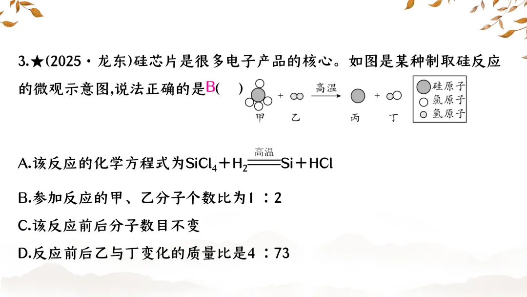 F843 二轮中考专题复习 决胜中考2026 优质课资源包 初中化学《专题复习---微观示意图》课件PPT+教学设计Word 第11张
