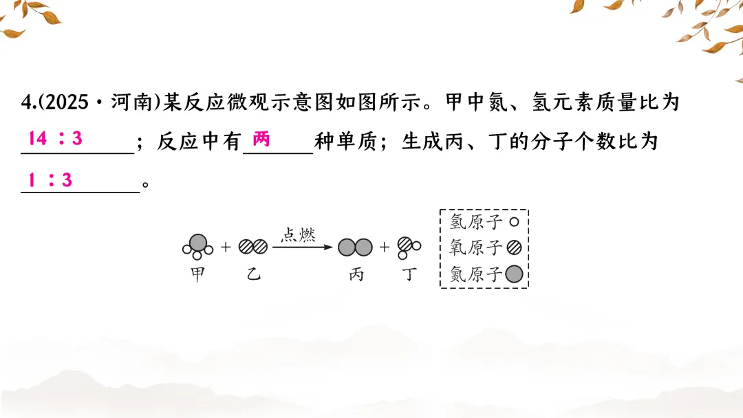 F843 二轮中考专题复习 决胜中考2026 优质课资源包 初中化学《专题复习---微观示意图》课件PPT+教学设计Word 第12张